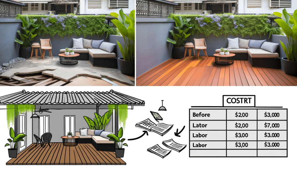 Rénovation terrasse comment et à quel prix
